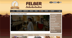 Desktop Screenshot of felber-schokoladen.com