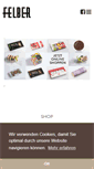 Mobile Screenshot of felber-schokoladen.at