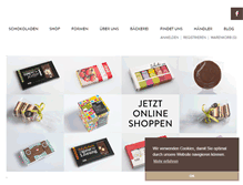 Tablet Screenshot of felber-schokoladen.at